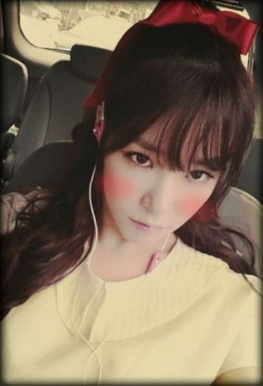 <em>少女时代</em>Tiffany卖萌自拍 粉扑扑惹人爱_<em>音乐频</em>