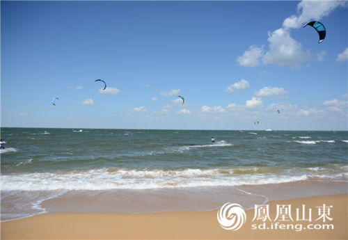 潍坊滨海海水浴场图片