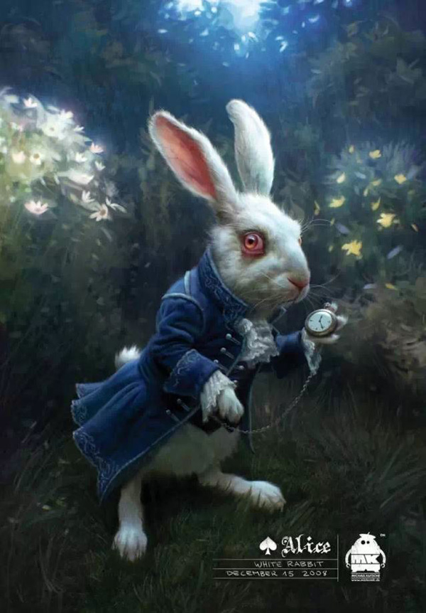 礼服在《爱丽丝梦游仙境》中,我们不仅看到了穿着衣服会说话的兔子
