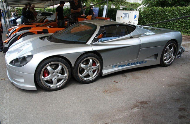 六轮概念超级跑车 转弯半径更小更稳定_汽车频道_凤凰网