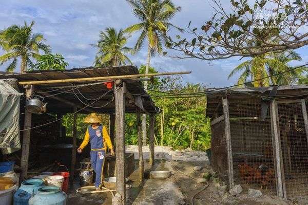 永兴岛渔民村.