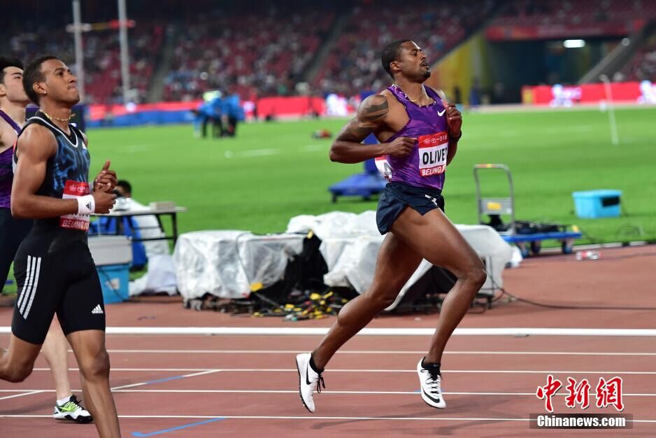 世界田径挑战赛 男子110米栏奥利弗夺冠