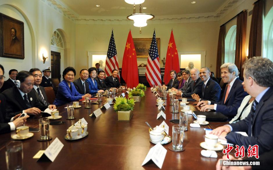 奥巴马会见出席新一轮中美对话代表团
