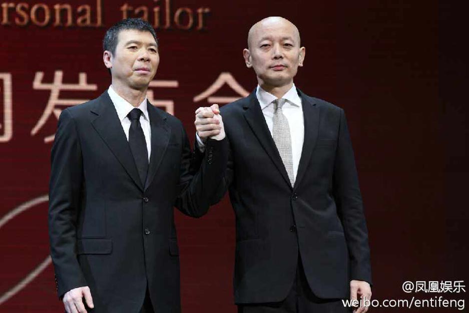 冯小刚葛优喝交杯酒庆牵手20年高清大图