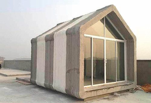 全球首批3d打印房亮相上海 24小时能打印出10栋别墅