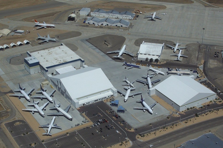 美国沙漠机场图片