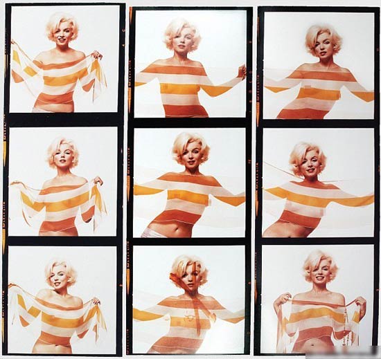 梦露生前最后性感照曝光半裸出镜笑容迷人图