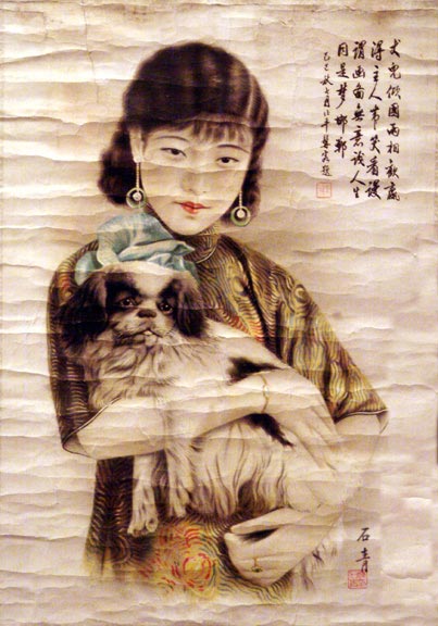 老上海画报上的氧气美女旗袍秀出婀娜身段