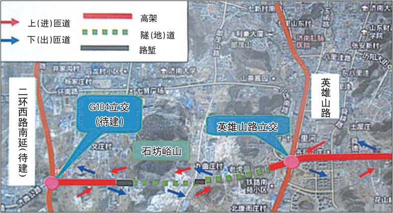 济南二环南路规划图图片