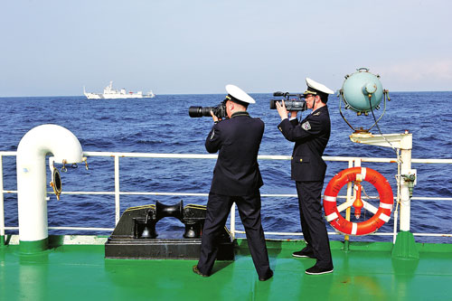 中国海监北海维权支队2008年组建之初,所有的队员没有一个从事过专业