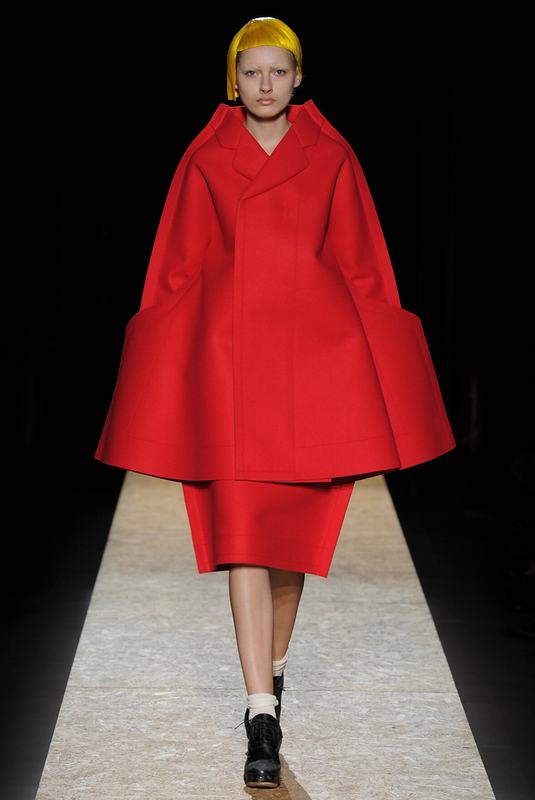 几何廓形 极简解构 comme des garcons 2012秋冬