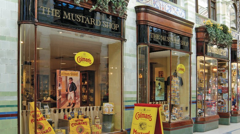 1/10英国诺里奇科尔曼芥末商店和博物馆(colman`s mustard shop and