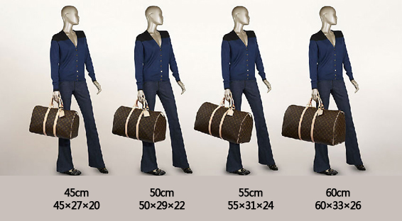 louis vuitton keepall 尺寸对比图关于louis vuitton keepall的尺寸