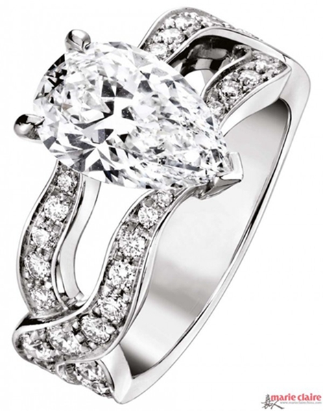 经典永恒选择梨形切割钻戒的五个理由