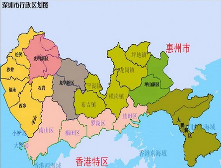 1980年深圳地图图片