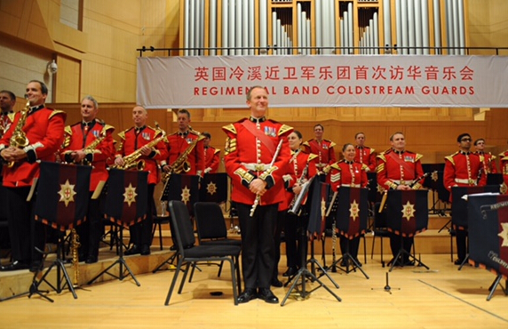 黄金之年英国冷溪近卫军礼宾乐团首次访华演出