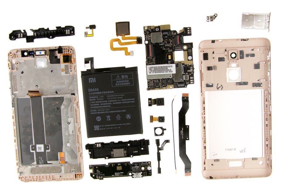 红米note3深度拆解图赏