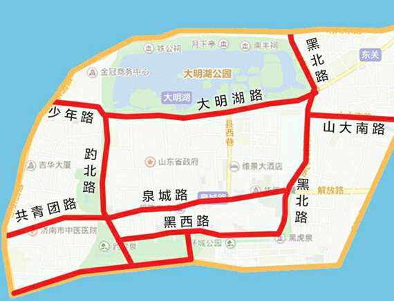 濟南十條路段國慶將採取彈性交通管制涉及泉城路商圈