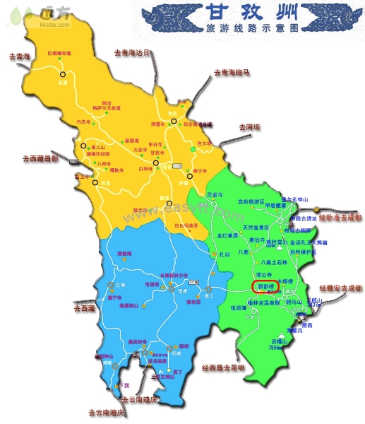 光与影的世界 四川甘孜新都桥景区