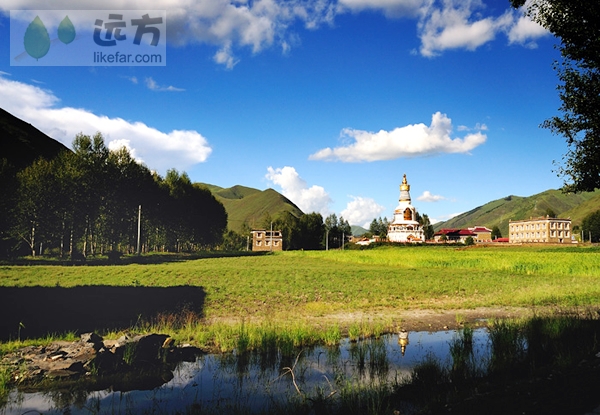 光与影的世界四川甘孜新都桥景区
