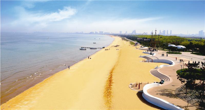 日照阳光海岸梦幻海滩图片