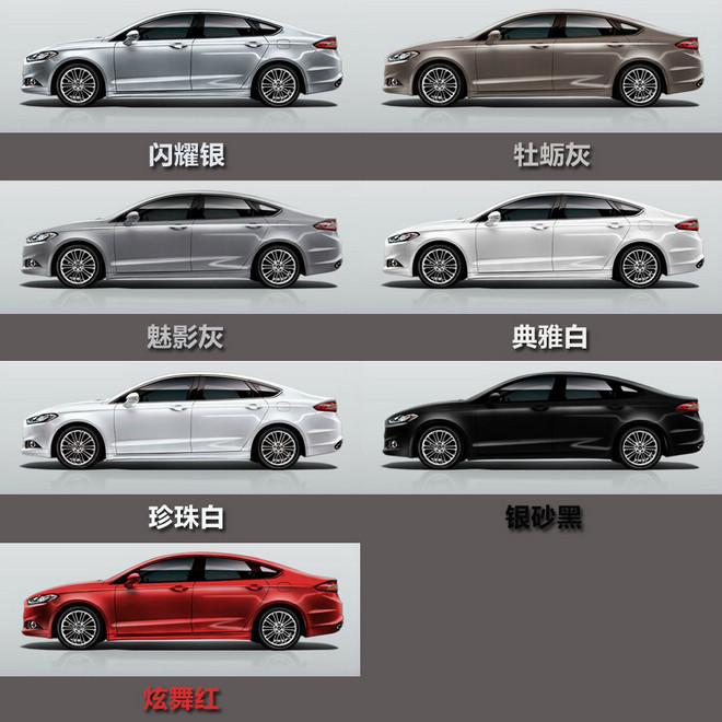 车身外观颜色分别为闪耀银,牡蛎灰,魅影灰,典雅白,珍珠白,银砂黑和