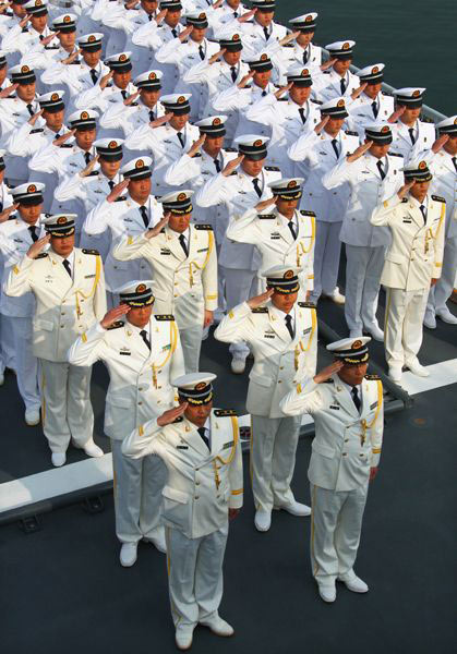 中国海军士兵服装图片
