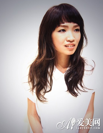 头发少适合的发型直发烫发显丰盈