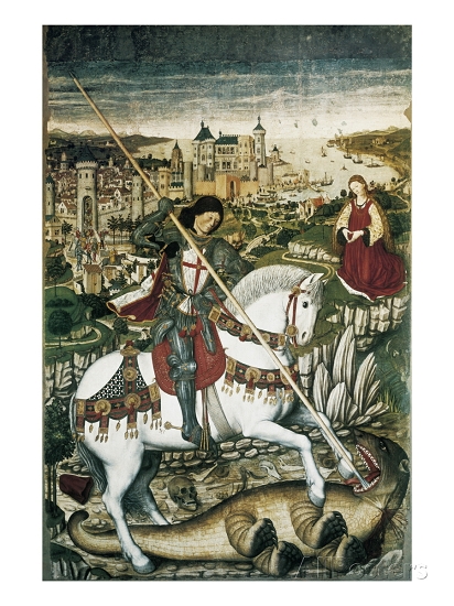 圣乔治是一位圣者,死于公元303年.