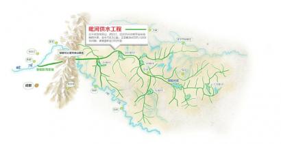 毗河供水工程灌溉区域示意图.  制图杨仕成