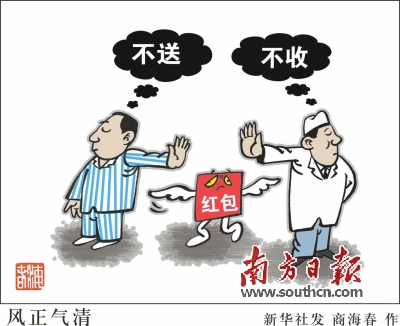 各地各医疗单位全面开展住院医生与住院病人双方签署不收不送"红包"的