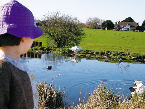 野外觅食的英国人