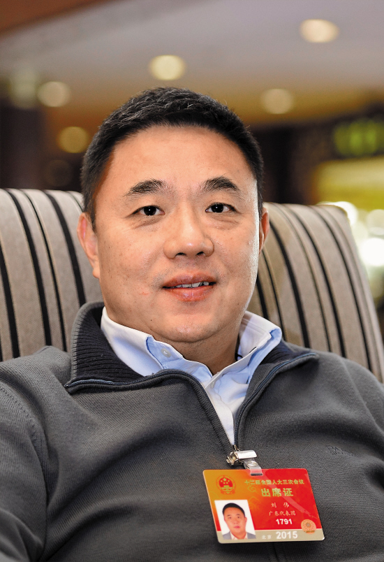 全国人大代表刘伟 黄巍俊 摄羊城晚报特派北京记者 孙晶创新驱动献