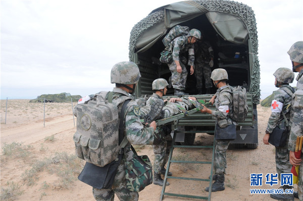 火力2015山丹a战役卫勤力量首次直接支援保障兵种部队