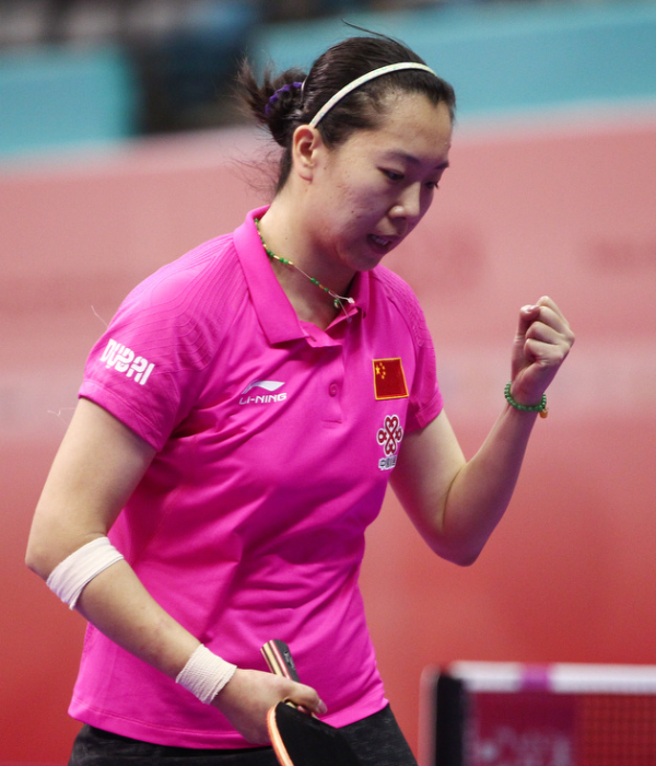 李晓霞横扫中国3-0中华台北 五战全胜进八强
