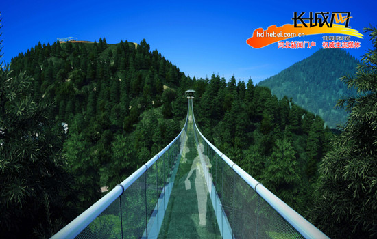 永年将打造华北首座玻璃吊桥 投资1.2亿跨度220米
