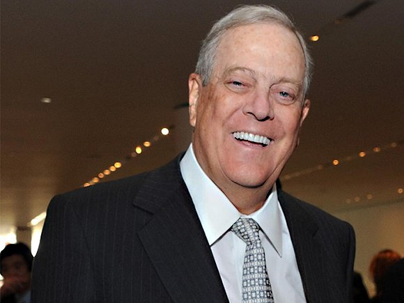 大卫科赫与同为亿万富豪的哥哥查尔斯共同拥有美国最大私人公司之一科