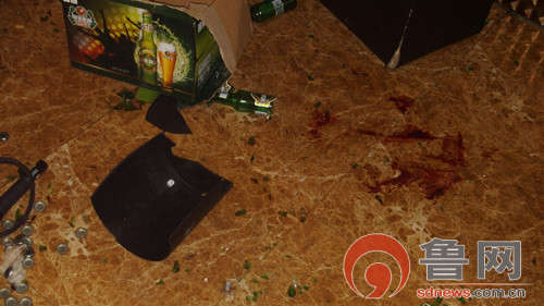 临沂ktv女服务员拒搂抱被打逢14针 打人者有前科