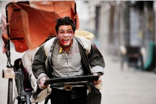 钟汉良十月围城扮车夫男神变屌丝图