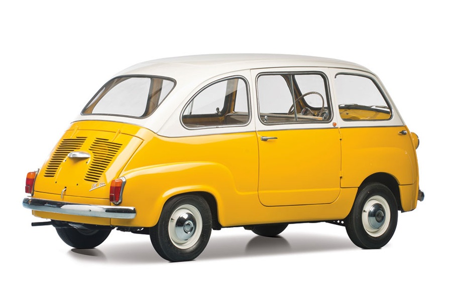 1960年的潮人范儿 菲亚特600 multipla