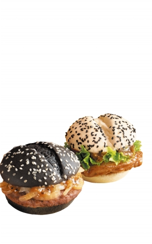 麦当劳推出黑白通吃堡