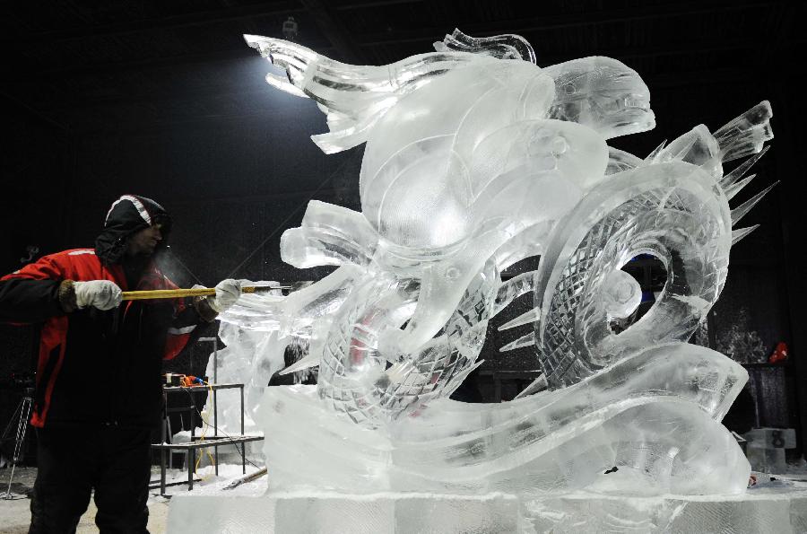 第27届中国哈尔滨国际冰雕比赛落幕