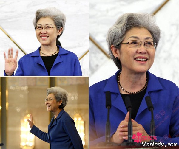 傅莹引领两会时尚潮流看两会代表们的气质发型
