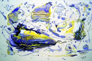 钱铃戈抽象画作