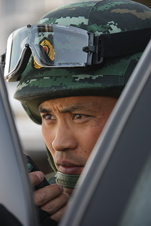 2014年,米彦广在某次任务中下达武力突击命令.
