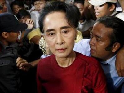 昂山素季赢得缅甸议会选举席位
