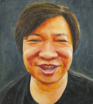 方力钧《周铁海》