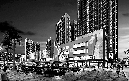 龙湖抢占新商圈 大学城造天街 体量超过北城天街