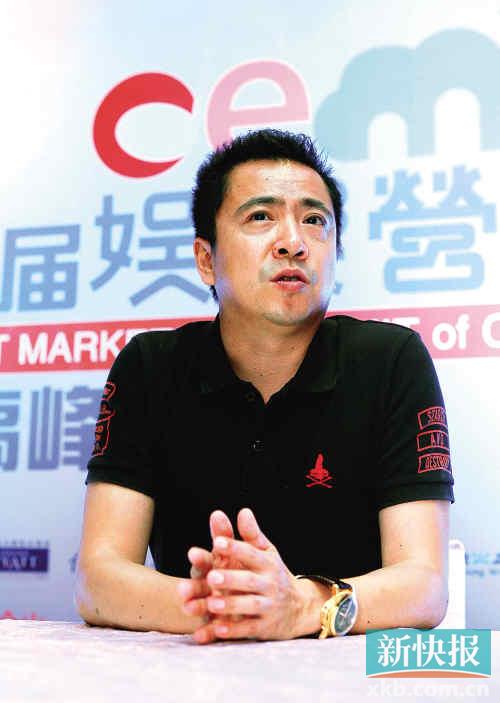前日,首届中国娱乐营销高峰论坛在广州举行,华谊老板王中磊,小马奔腾