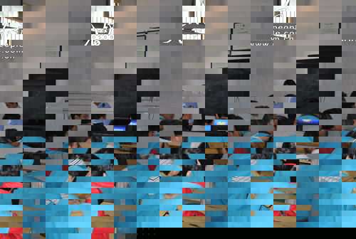 拘留所组织在押人员开展远程教育学习